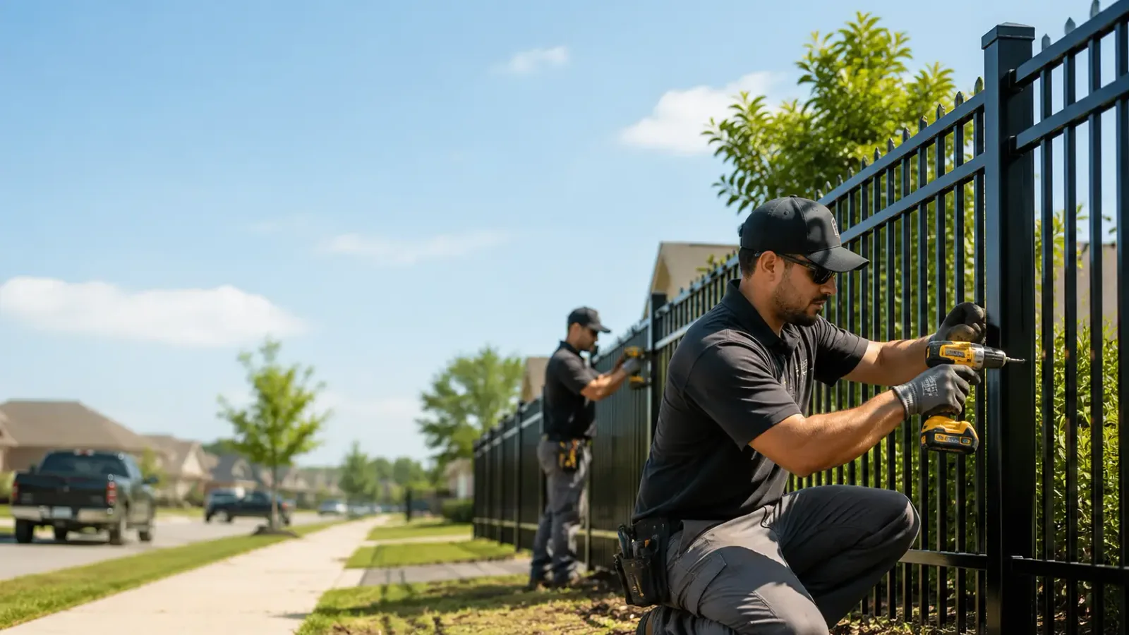 Metal Fence Installation in Long Island, KS